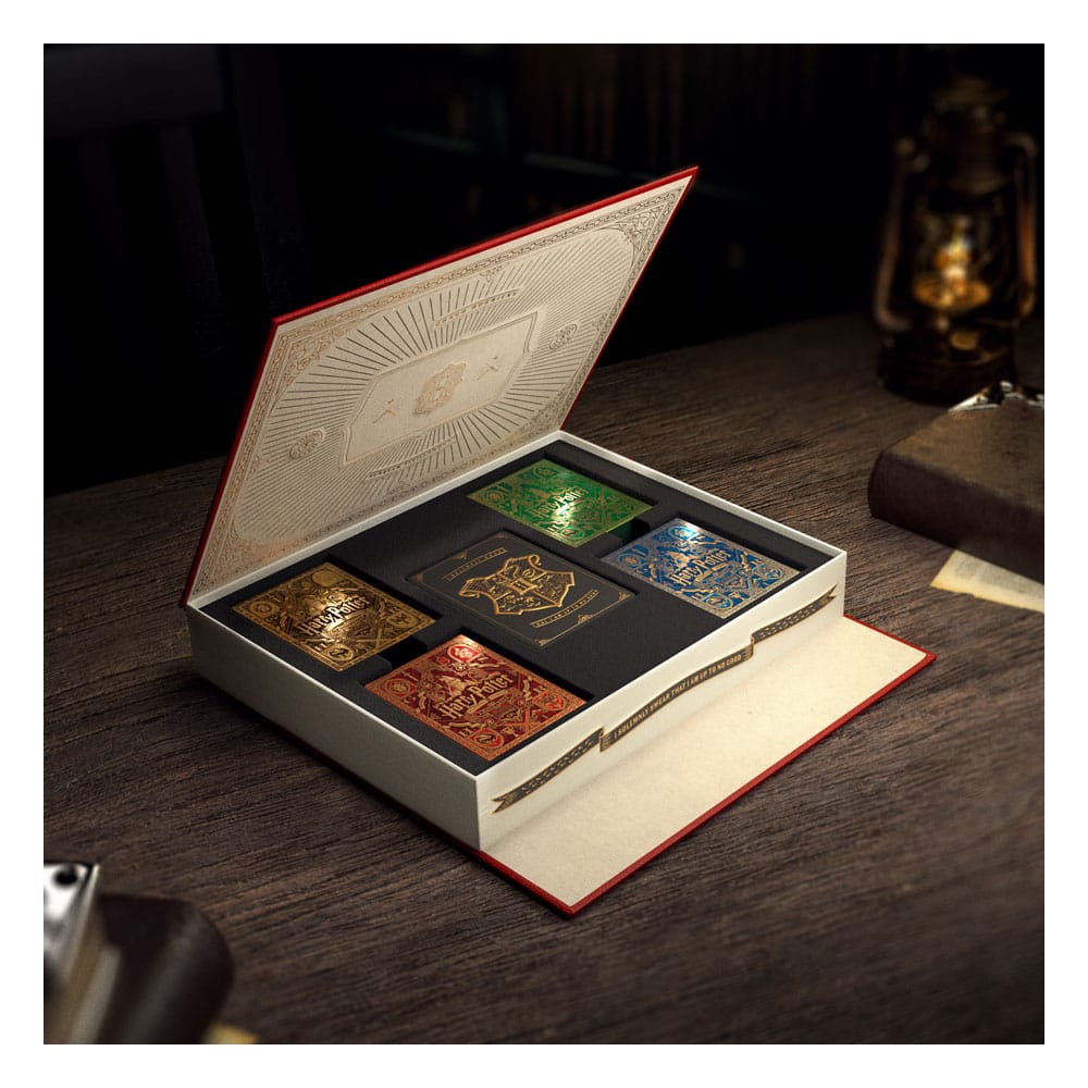 harry potter limited edition playing cards Harry Potter Playing Cards Box Set (4 Decks) Collectors Box – Gadgetz Home