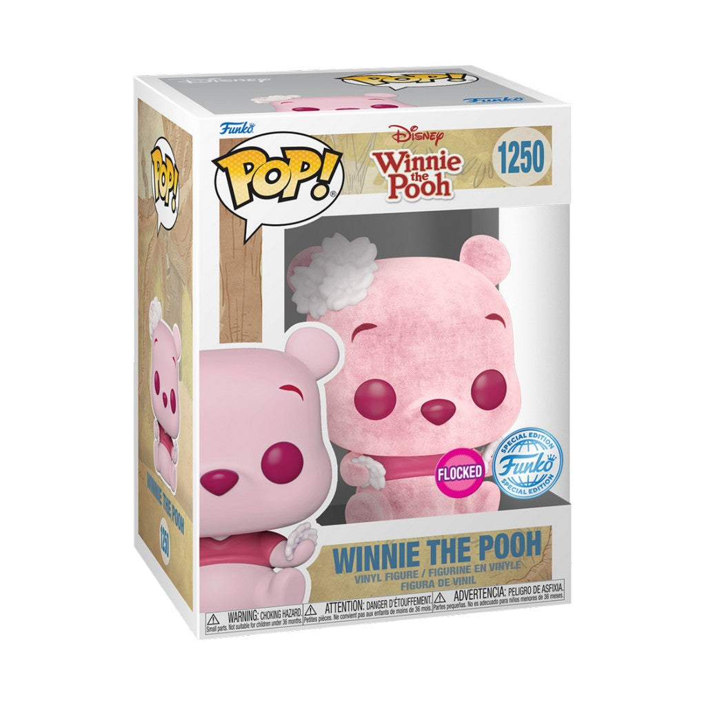 Winnie the Pooh POP! Disney Vinyl Figure Cherry Blossom Pooh (Flocked) 1250 - Cherry Blossom Pooh, Disney, Funko, Funko POP, special edition, valentine, valentines, winnie the pooh - Gadgetz Home
