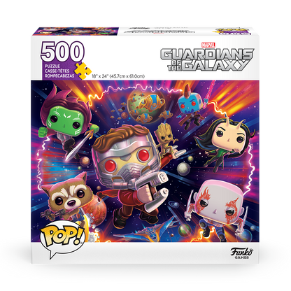POP! Puzzle – Guardians of the Galaxy - 500 pieces - great gift, Guardians of the Galaxy, Jigsaw Puzzle, Marvel, movies, puzzel, puzzle, puzzles - Gadgetz Home
