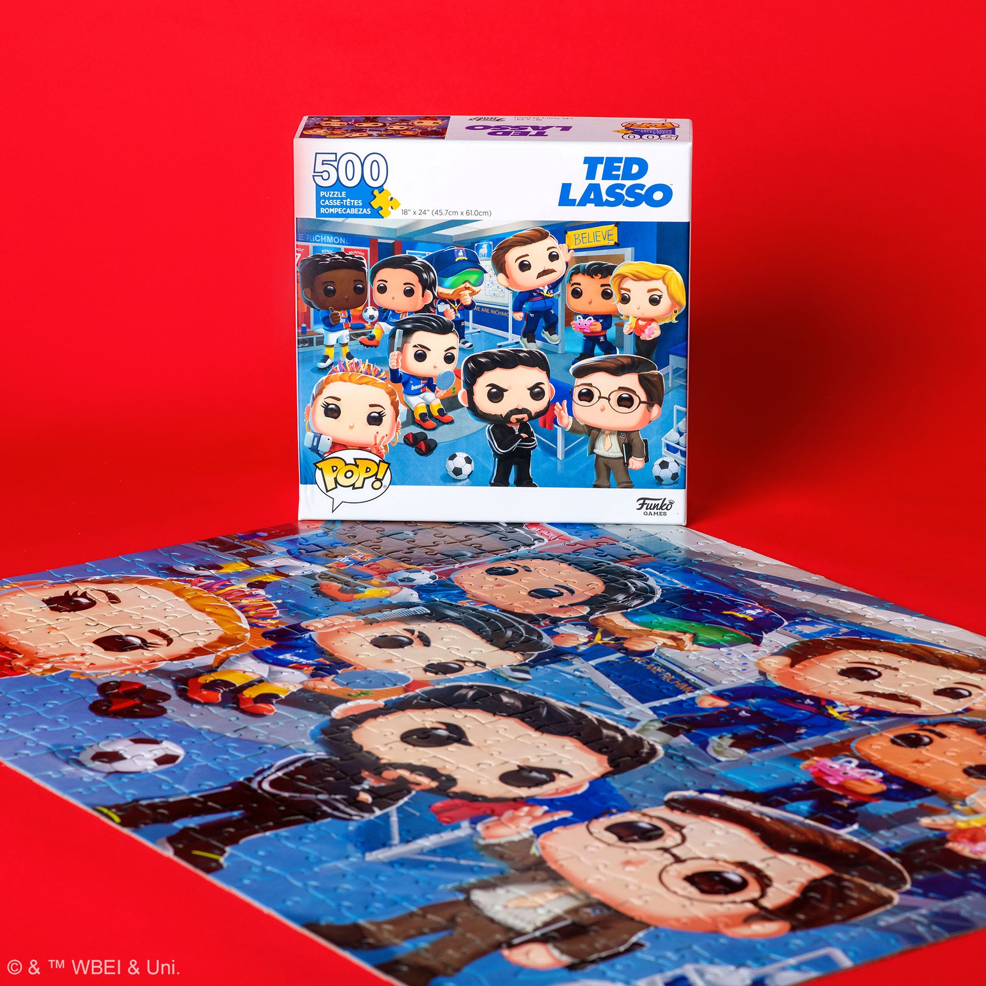 POP! Puzzle – Ted Lasso - 500 pieces - great gift, Jigsaw Puzzle, puzzel, puzzle, puzzles, Ted Lasso, tv series - Gadgetz Home