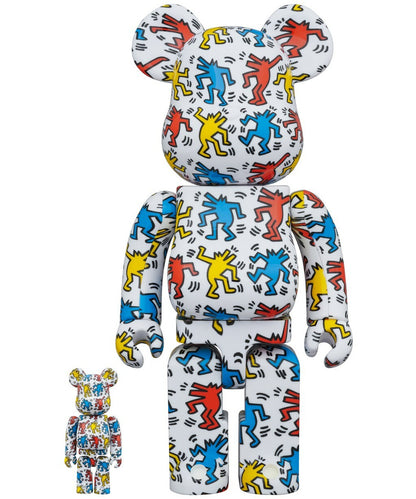 Keith Haring: BE@RBRICK v9 (Dancing Dogs) 100% & 400% Figure set