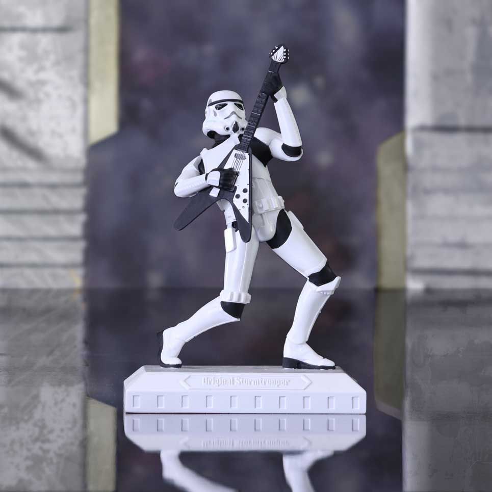 Star Wars: Stormtrooper Rock On Statue 18 cm - movies, nemesis now, Star Wars, Statues Star Wars, Stormtrooper - Gadgetz Home