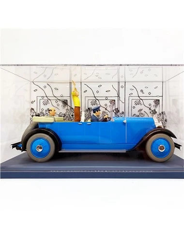Tintin Scale Car 1/24 - The Chrysler Imperial Parade Limousine (2020) N°19 - Tintin in America
