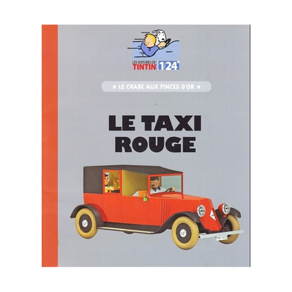 Tintin Scale Car 1/24: The Red Taxi (2020) Nº25 - The Crab with the Golden Claws