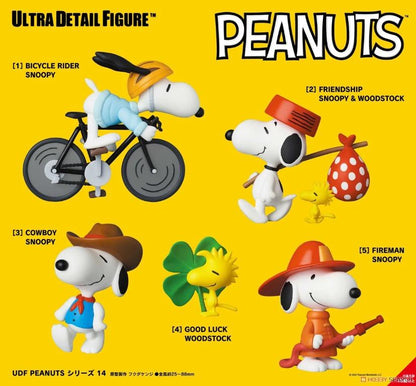 Peanuts UDF Series 14 Mini Figure Bicycle Rider Snoopy 8 cm