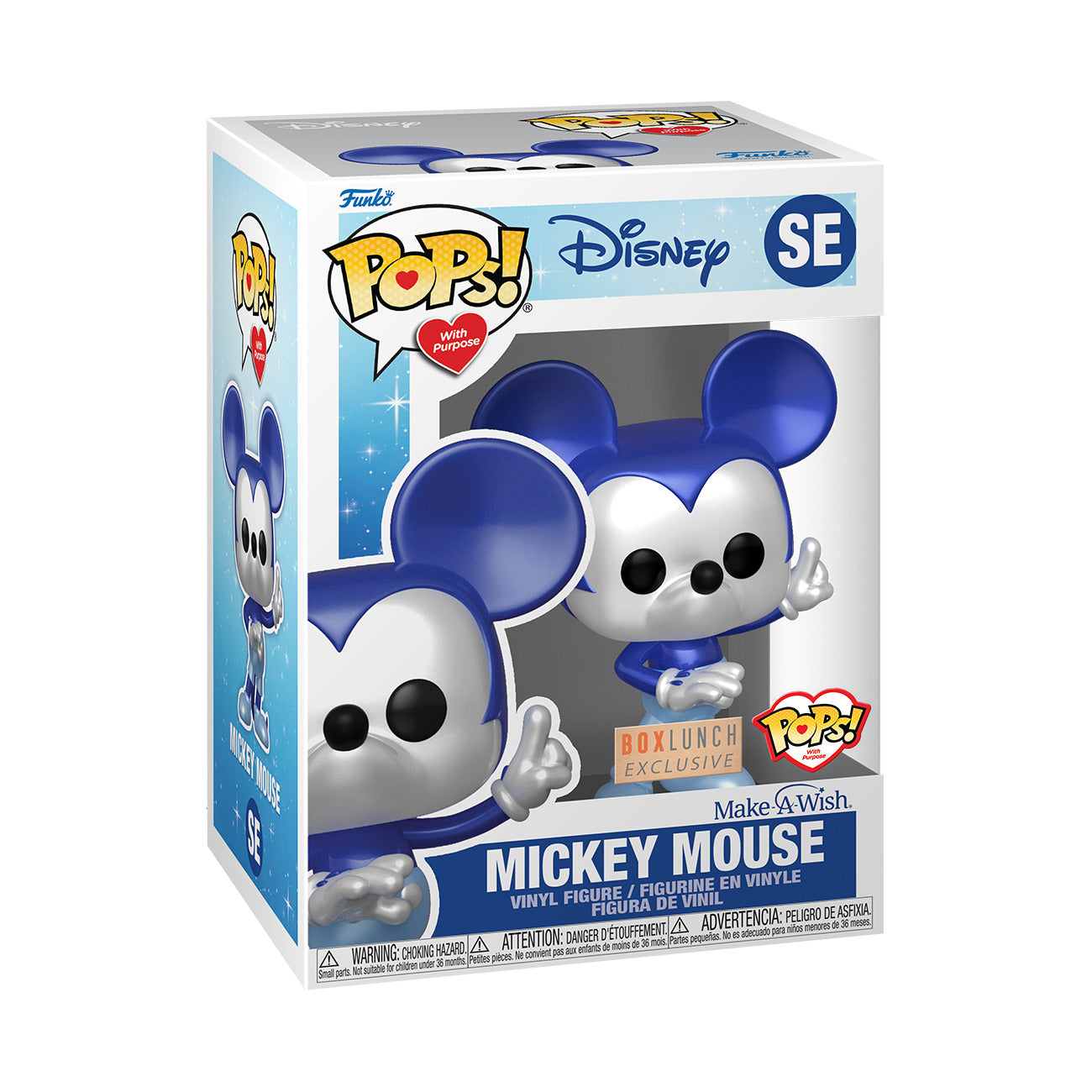 Disney Make a Wish 2022 POP! Disney Vinyl Figure Mickey Mouse (Metallic Blue) - SE