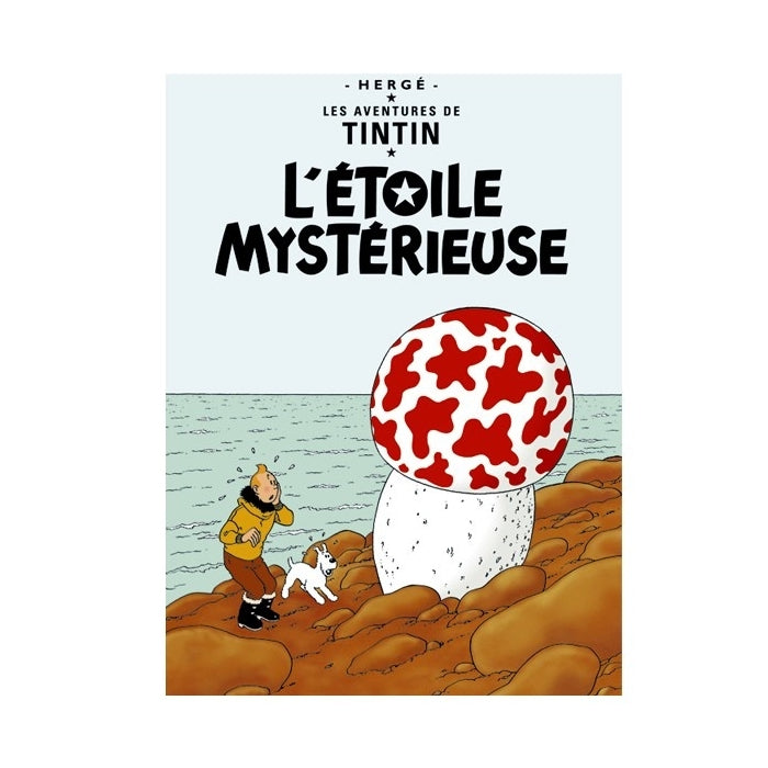 Tintin Poster from the album The Mysterious Star - 50x70cm - Official Tintin - Moulinsart Poster