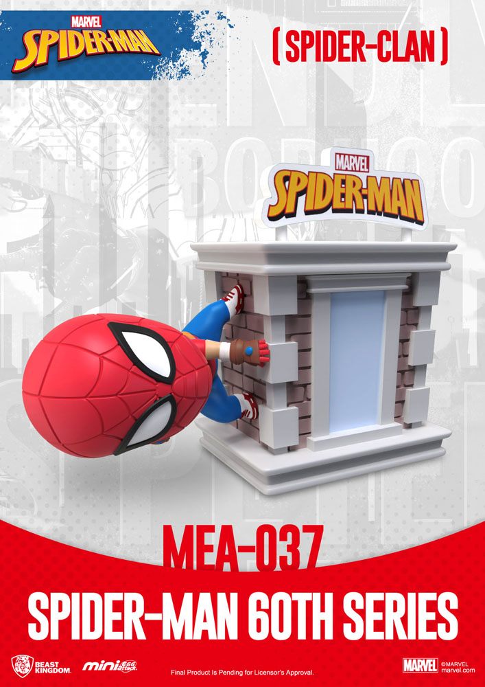 Marvel Mini Egg Attack Figure 8 cm Assortment Spider-Man 60th Anniversary (6 pieces)
