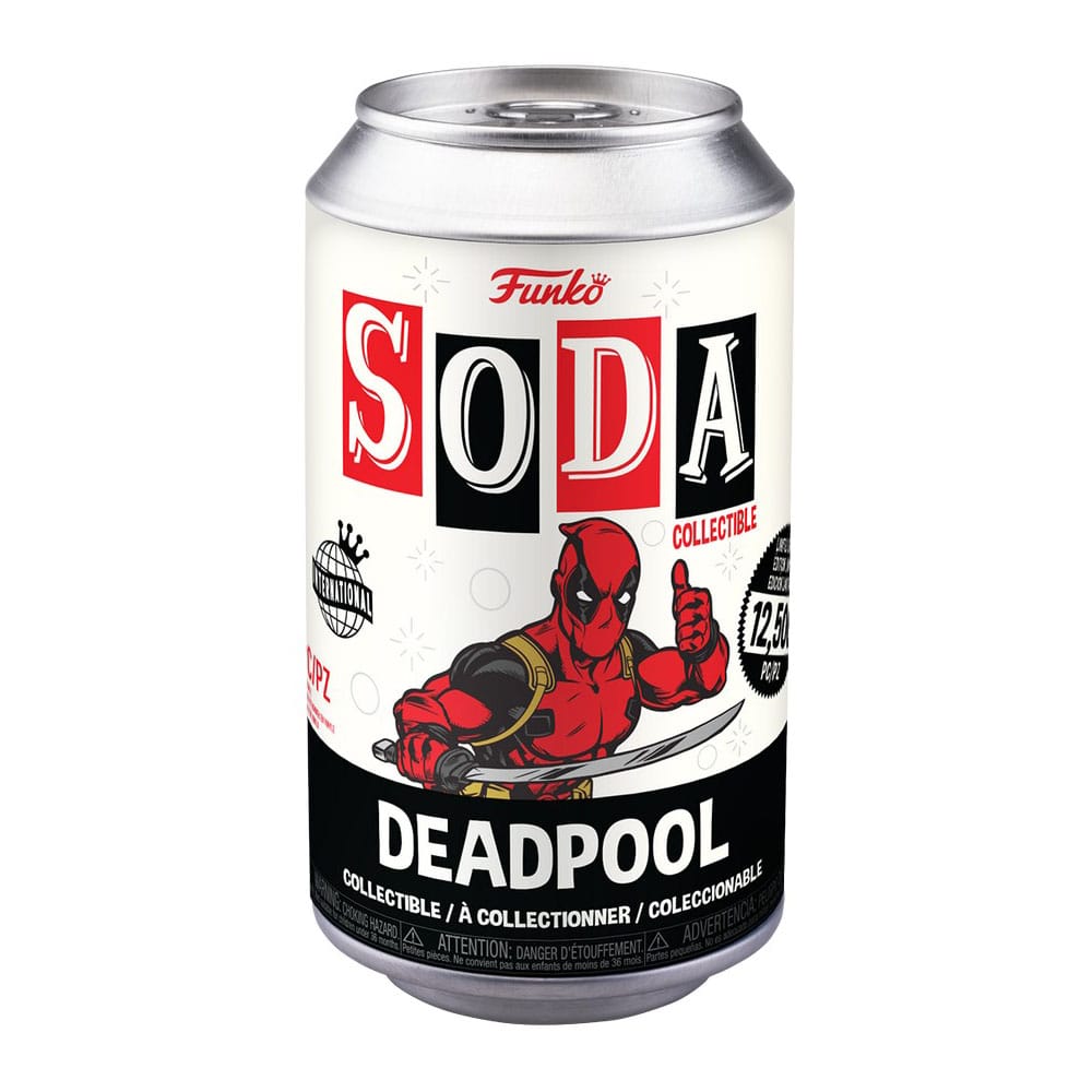 Marvel Vinyl SODA Figures Deadpool 11 cm - collectors item, Deadpool, Funko, funko vinyl, Marvel, movies, vinyl soda - Gadgetz Home