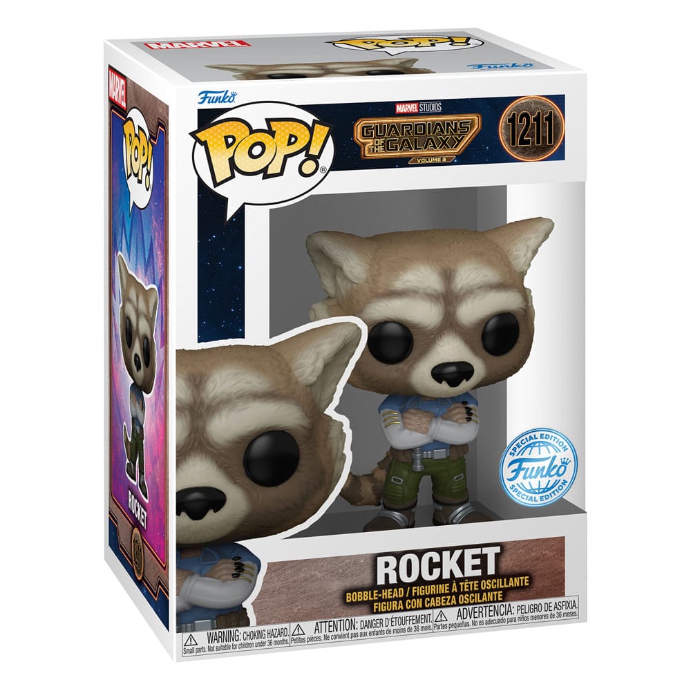Guardians of the Galaxy Vol. 3 POP! Marvel Vinyl Figure Rocket with Arms Crossed 1211
