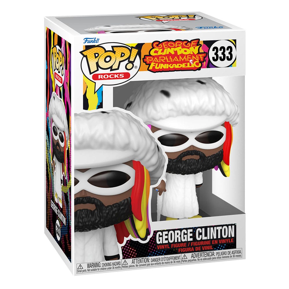 George Clinton POP! Rocks Vinyl Figure 333 - Funko, Funko POP, george clinton, music - Gadgetz Home