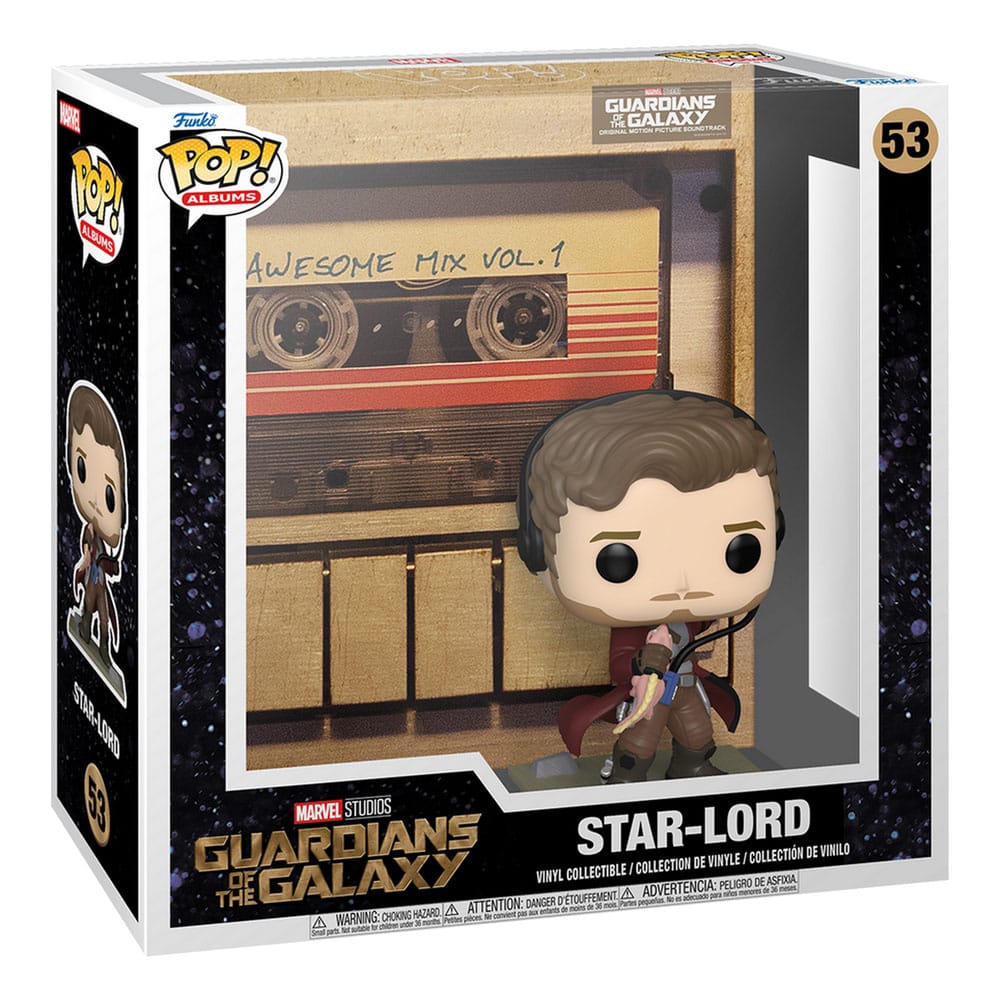 Guardians of the Galaxy POP! Albums Vinyl Figure Awesome Mix 53 - Funko, Funko POP, Guardians of the Galaxy, Marvel, movies, music, POP! Albums, star-lord - Gadgetz Home