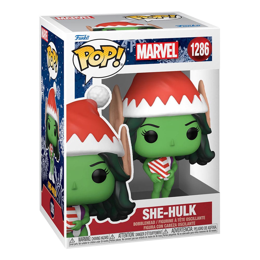 Marvel Holiday POP! Marvel Vinyl Figure She-Hulk 1286 - christmas, Funko, Funko POP, great gift, Holiday, Marvel, she-hulk - Gadgetz Home