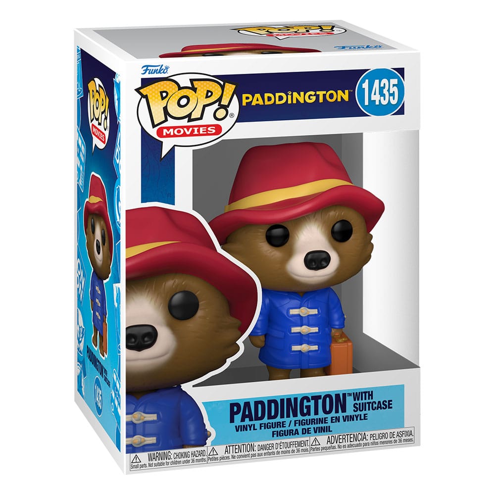 Paddington POP! Movies Vinyl Figures Paddington with Suitcase 1435 - Funko, Funko POP, movies, New Arrivals, paddington - Gadgetz Home