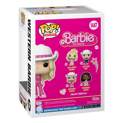 Barbie POP! Movies Vinyl Figure Cowgirl Barbie 1447 - barbie, barbie the movie, cowboy ken, cowgirl barbie, Funko, Funko POP, movies - Gadgetz Home