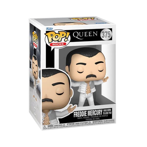 Queen POP! Rocks Vinyl Figure Freddie Mercury (I was born to love you) 375 - freddie mercury, Funko, Funko POP, music, POP! Rocks, Queen - Gadgetz Home