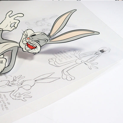 Looney Tunes: Bugs Bunny Art Print Fan-Cel 36 x 28 cm - art print, bugs bunny, collectors item, fan-cel, fanattik, great gift, limited edition, looney tunes, new arrival, poster - Gadgetz Home