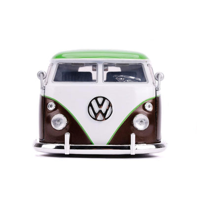 Guardians of the Galaxy Hollywood Rides Diecast Model 1/24 1962 Volkswagen Bus with Groot Figure - 1962 Volkswagen Bus, diecast car, Gremlins, Groot, Guardians of the Galaxy, jada toys, Marvel, movies, New Arrivals - Gadgetz Home