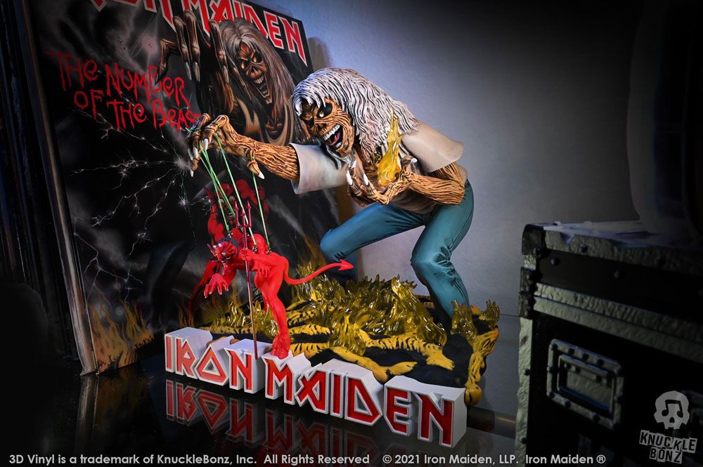 Iron Maiden Number of the Beast KnuckleBonz Statue