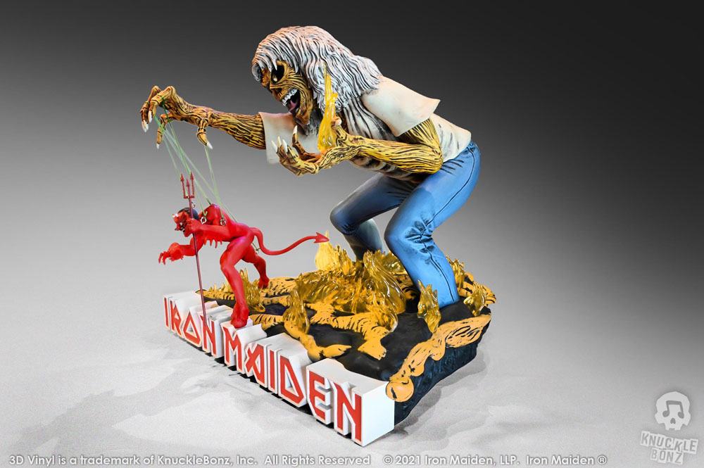 Iron Maiden Number of the Beast KnuckleBonz Statue - 3d vinyl, collectors item, exceptional collecting, Iron Maiden, knucklebonz, music, Statue, the number of the beast - Gadgetz Home