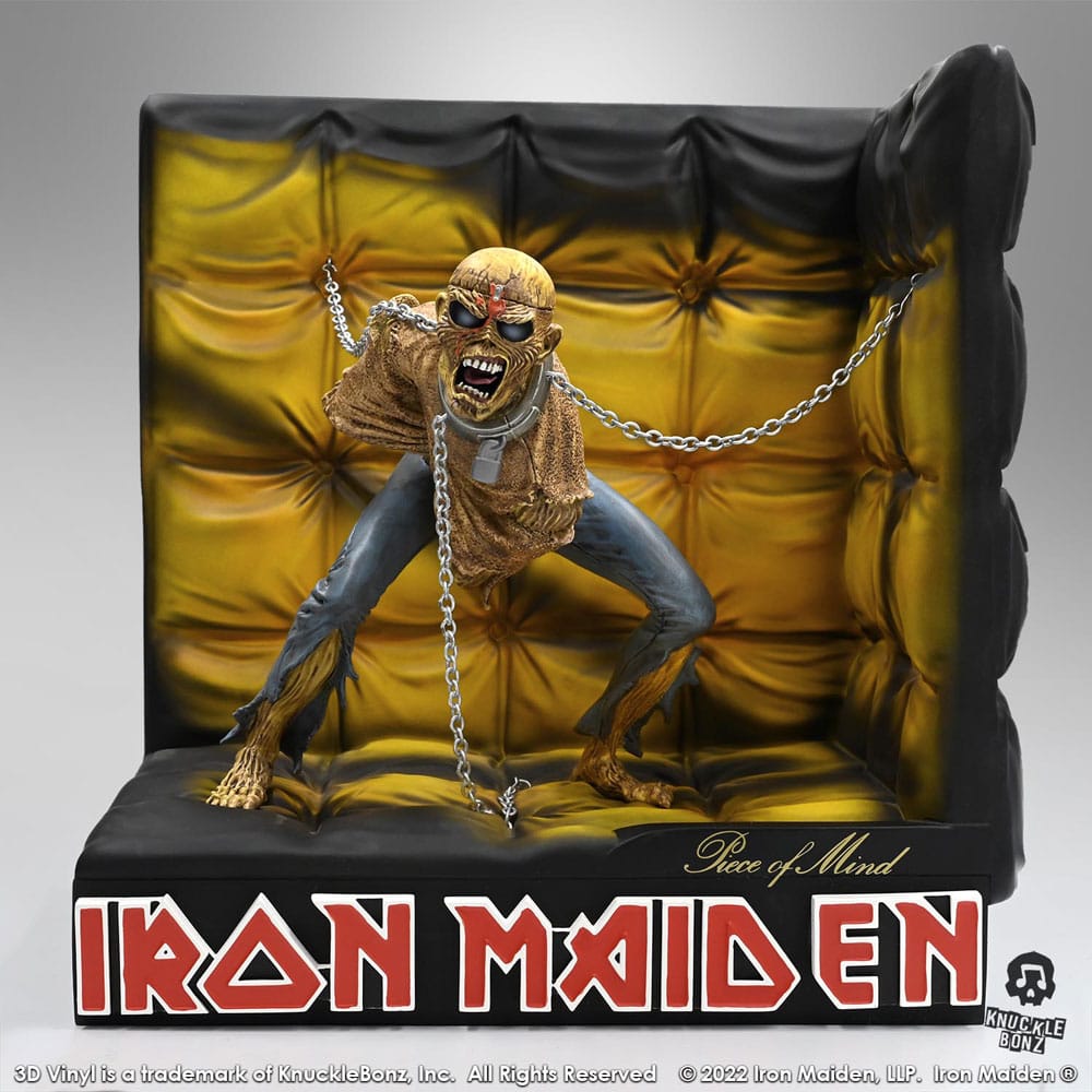 Iron Maiden 3D Vinyl Statue Piece of Mind 25 cm - 3d vinyl, eddie, exceptional collecting, Iron Maiden, knucklebonz, limited edition, music, Piece Of Mind, statues - Gadgetz Home