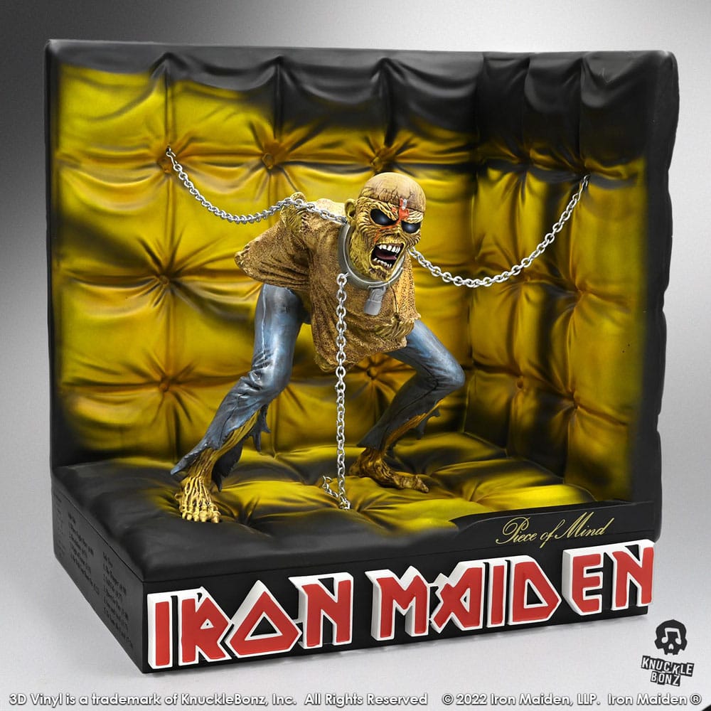 Iron Maiden 3D Vinyl Statue Piece of Mind 25 cm - 3d vinyl, eddie, exceptional collecting, Iron Maiden, knucklebonz, limited edition, music, Piece Of Mind, statues - Gadgetz Home