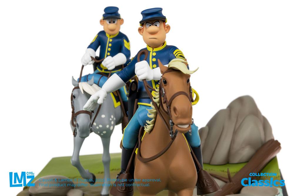 The Bluecoats Collection Statue Chesterfield and Blutch 23 cm - bluecoats, collection statue, collectors item, comic, exceptional collecting, limited edition - Gadgetz Home