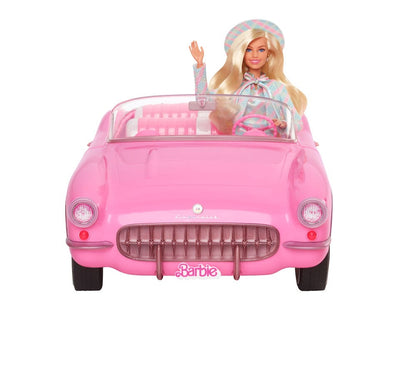 Barbie the Movie Collectible Car - Pink Corvette Convertible