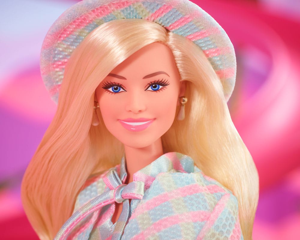 Barbie the Movie Collectible Doll - Margot Robbie As Barbie In Plaid Matching Set - barbie, barbie doll, barbie the movie, collectors item, margot robbie, mattel, movies, Plaid Matching Set - Gadgetz Home