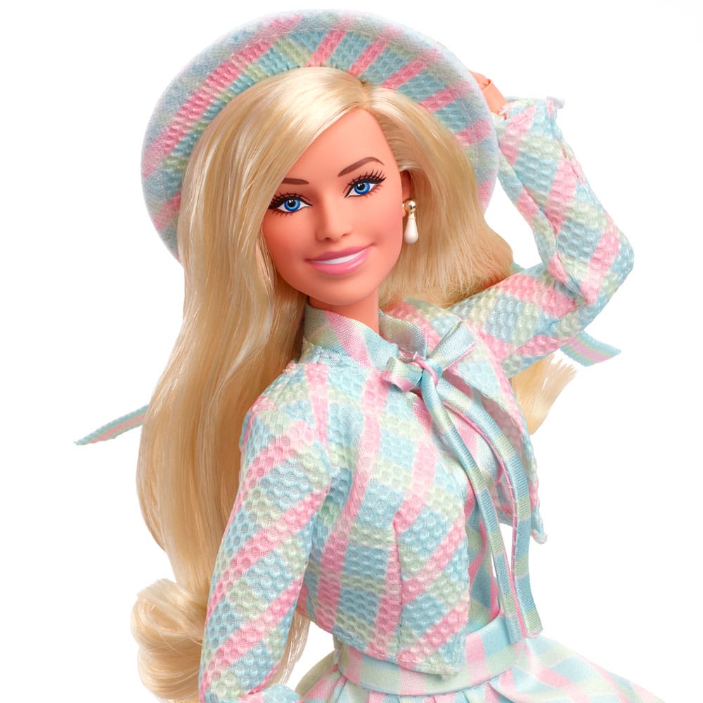 Barbie the Movie Collectible Doll - Margot Robbie As Barbie In Plaid Matching Set
