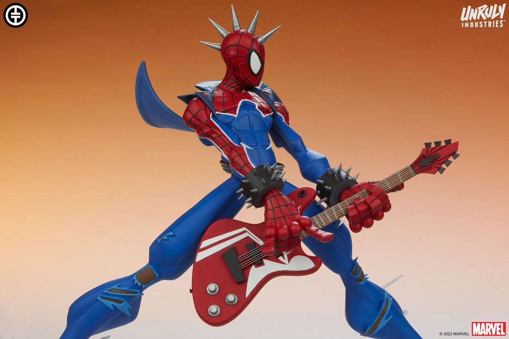 Marvel Designer Series Vinyl Statue Spider-Punk by Tracy Tubera 22 cm