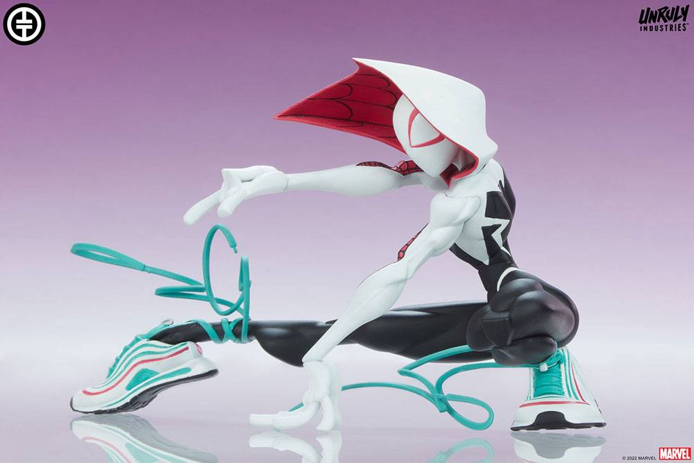 Marvel Designer Series Vinyl Statue Ghost-Spider by Tracy Tubera 13 cm - designer toy, exceptional collecting, ghost-spider, gwen stacy, limited edition, Marvel, Marvel Comics, Marvel Designer Series, spider-man, Tracy Tubera, unruly industries - Gadgetz Home