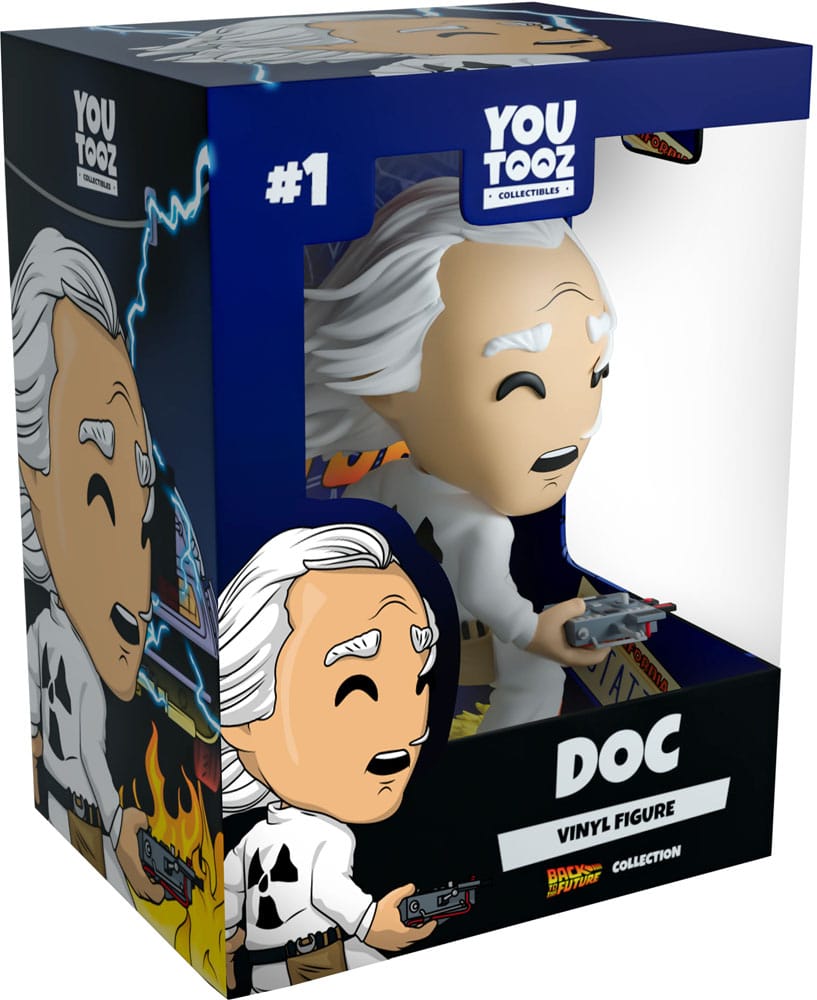 Back to the Future Vinyl Figure Doc 11 cm #1 - Back To The Future, collectors item, doc brown, movies, youtooz - Gadgetz Home