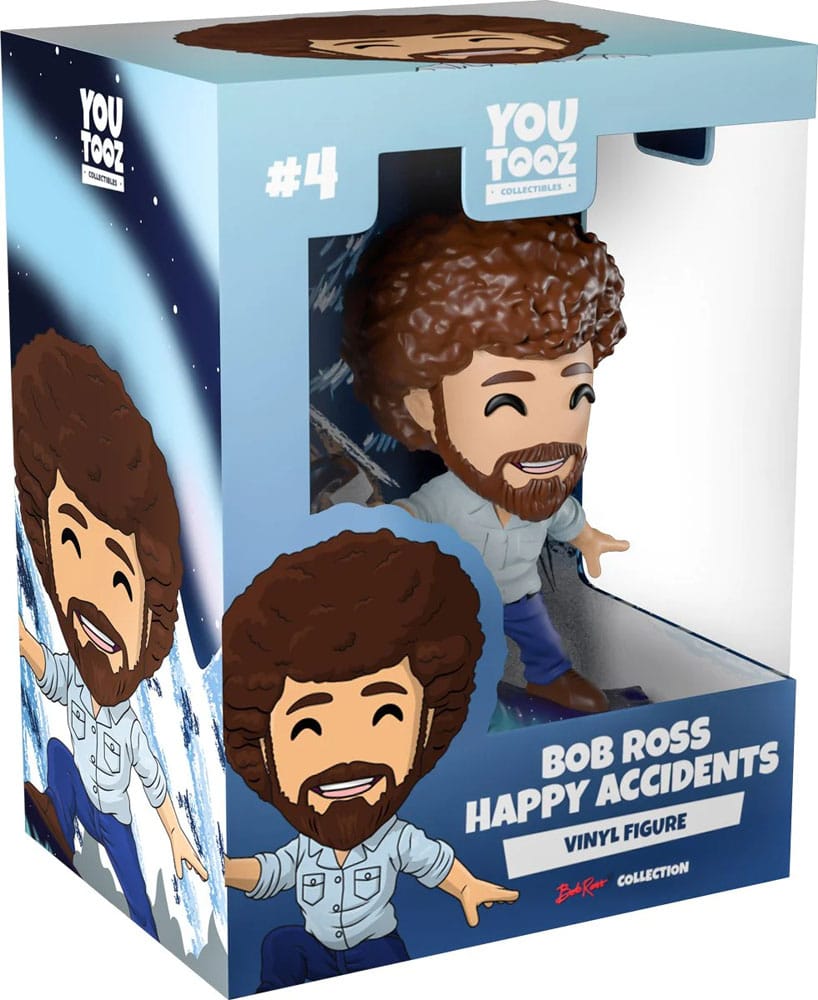 Bob Ross Vinyl Figure Bob Ross Happy Accidents 12 cm #4 - bob ross, collectors item, Happy Accidents, tv series, youtooz - Gadgetz Home