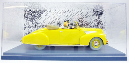 Tintin-Moulinsart Scale car 1/24:  N°02 The Haddock convertible (The Seven Crystal Balls) - Captain Haddock, car, cars tintin, collectors item, Haddock, kuifje, moulinsart, moulinsart car, taxi, The Haddock convertible, The Seven Crystal Balls, tintin - Gadgetz Home