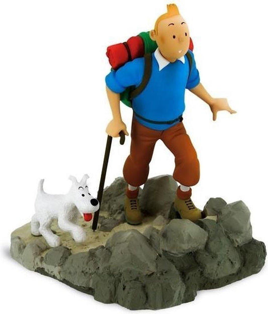 Tintin statue - Tintin as Hiker (Randonneur, from Rocket to the moon) Collectible Icon made by Moulinsart. - collectors item, Destination Moon, hiker, Kuifje, maanwandelaar, moon, Moulinsart, Raket naar de maan, Rocket, Tim, tintin, tintin beeld, tintin statue - Gadgetz Home