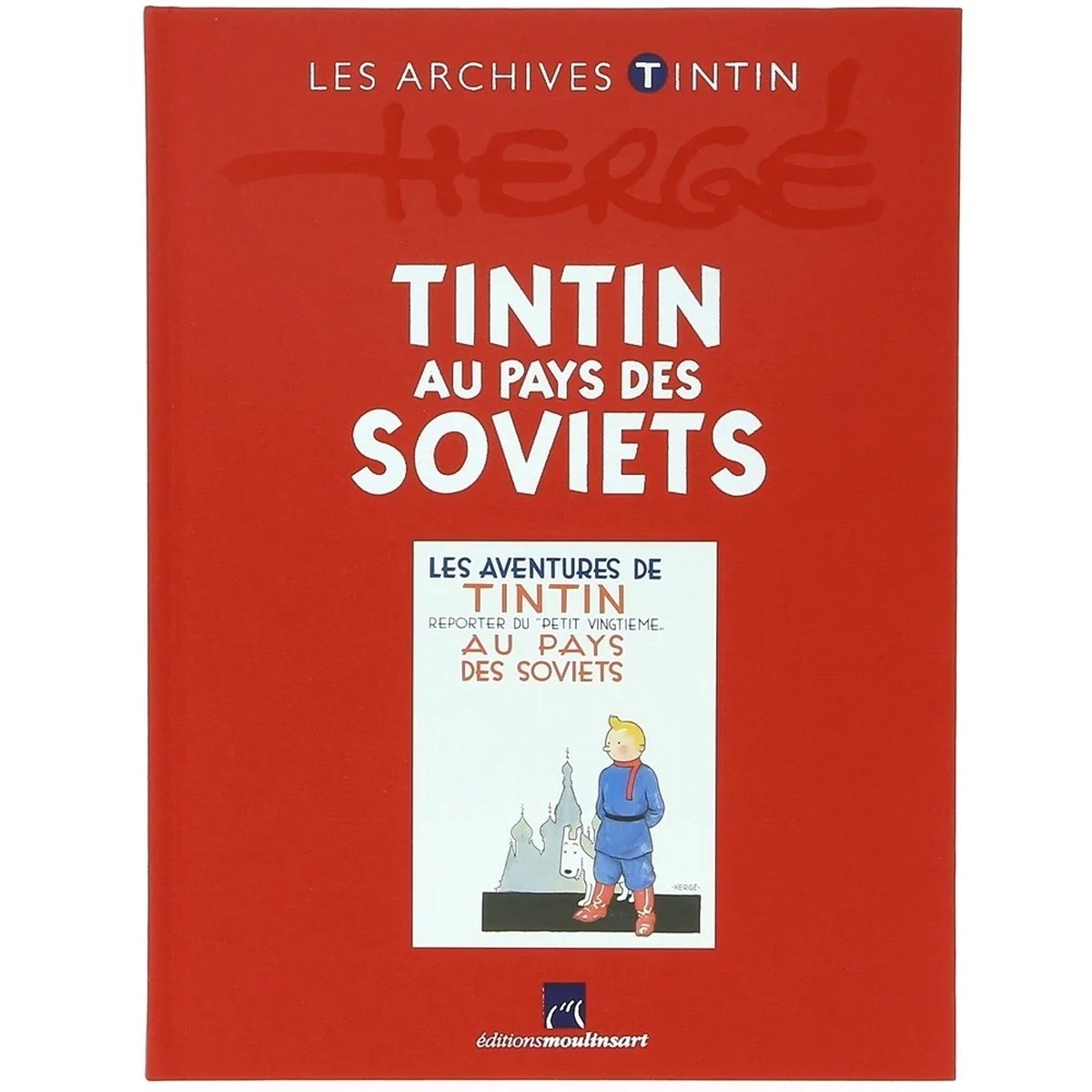 Comic Book Tintin (The Tintin Archives) au Pays des Soviets - FRENCH edition Tintin Comic by Moulinsart - au pays des soviets, comic, kuifje, stripboek, Titin - Gadgetz Home