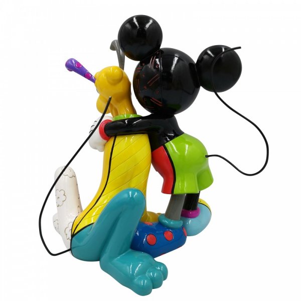 Disney by Britto - Mickey and Pluto Figurine 21 cm - britto, Disney, disney classic, disney showcase collection, enesco, mickey mouse, mickey&pluto, pluto - Gadgetz Home