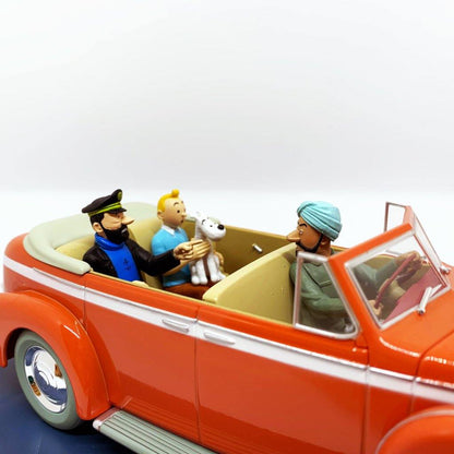 Tintin-Moulinsart Scale car 1/24:  N°03 Taxi New Delhi - Tintin in Tibet - Captain Haddock, car, cars tintin, Haddock, kuifje, moulinsart, moulinsart car, taxi, taxi cadillac, tintin, tintin in tibet - Gadgetz Home