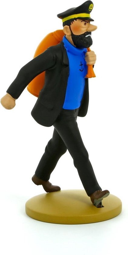 Tintin statue Captain Haddock on his way - 12 cm - Captain Haddock, Haddock, kuifje, moullinsart, tintin - Gadgetz Home