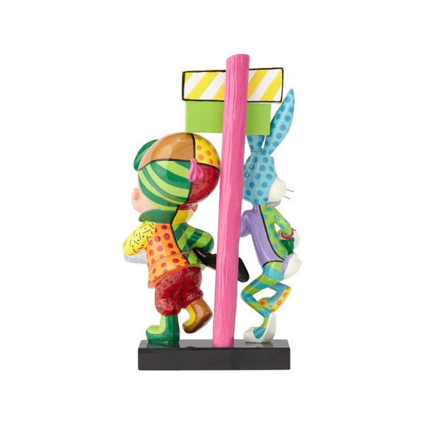 Looney Tunes by Britto - Elmer Fudd and Bugs Bunny Figurine 23 cm - britto, bugs bunny, elmer fudd, enesco, looney tunes - Gadgetz Home
