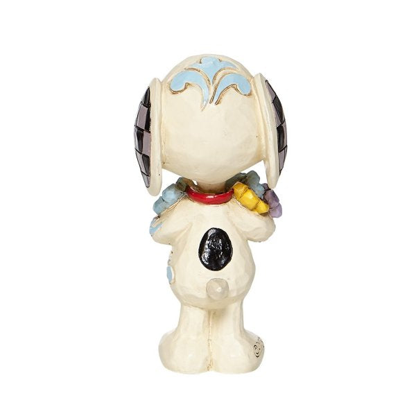 Snoopy with Flowers Mini Figurine - Jim Shore - Jim Shore, Peanuts, Snoopy, Snoopy Figurine, snoopy with flowers - Gadgetz Home