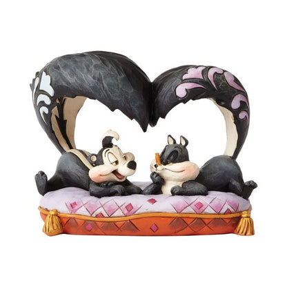 Looney Tunes by Jim Shore - Pepe Le Pew and Penelope "Hello, Cherie" - enesco, great gift, Jim Shore, looney tunes, looney tunes by jim shore, Pepe Le Pew, Pepe Le Pew and Penelope, valentine, valentines - Gadgetz Home