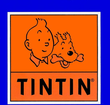 Tintin - Poster - The Blue Lotus - Le Lotus Bleu - 50x70cm - Official Moulinsart - Blue Lotus, Kuifje, poster, tintin Cards, tintin poster, tintn - Gadgetz Home