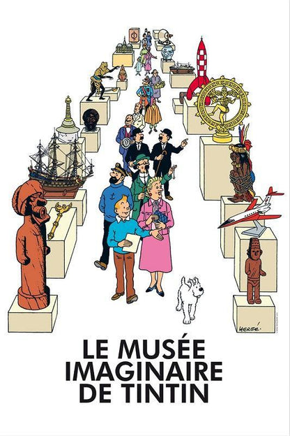 Moulinsart Tintin/Kuifje/Tim Musée Imaginaire - Kuifje en Bobbie / Snowy / Mliou 26 cm Collectors item 46007 - Bobbi, Bobbie, Kuifje, Milou, Moulinsart, Musée Imaginaire, Snowy - Gadgetz Home