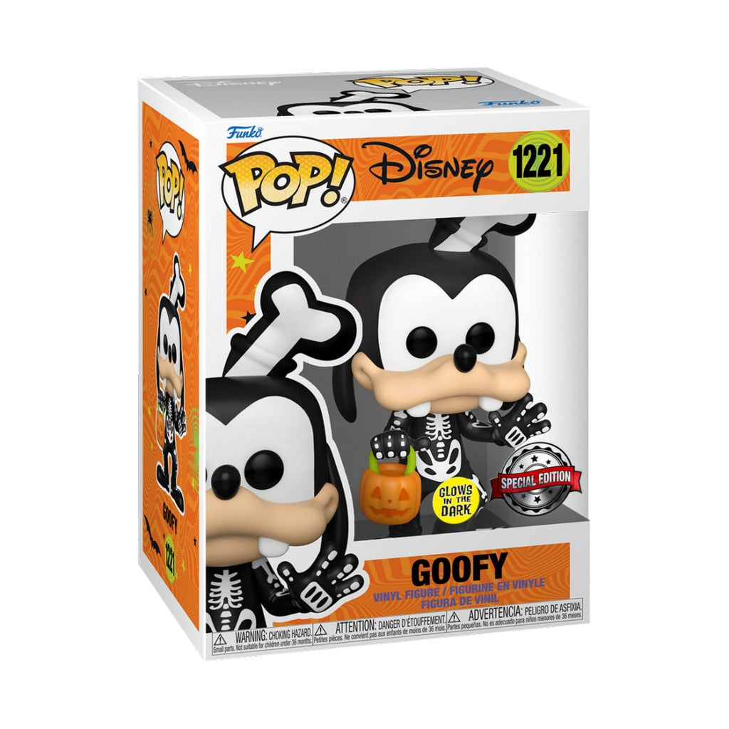 Disney POP! Disney Vinyl Figure Skeleton Goofy (Glow-in-the-Dark) - Disney, Funko, Funko POP, glow in the dark, goofy, halloween, special edition - Gadgetz Home
