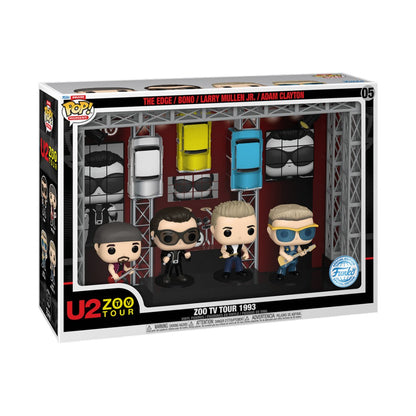 U2 POP! Moments DLX Vinyl Figure 4-Pack Zoo TV 1993 Tour