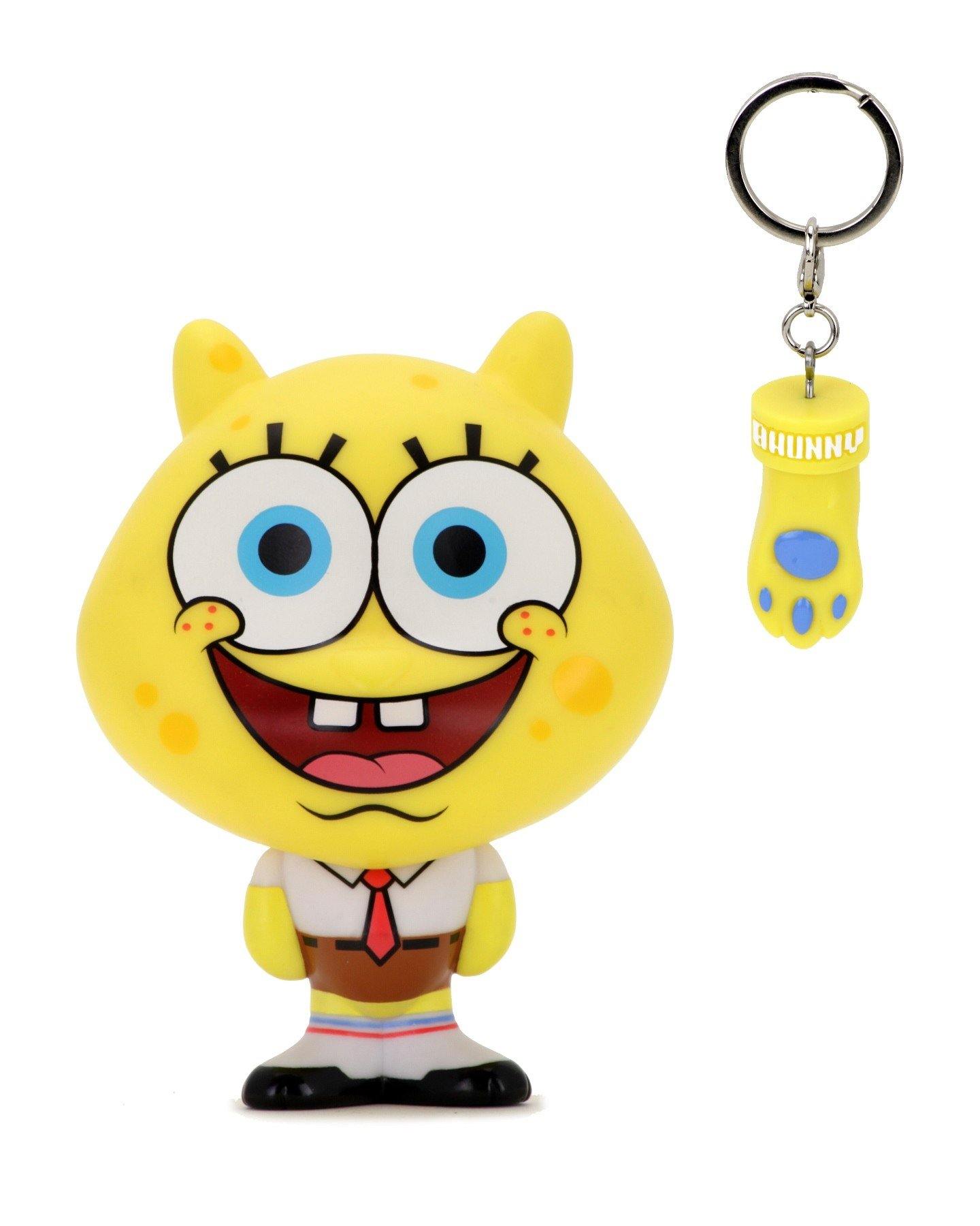 Spongebob: Spongebob 4 inch Bhunny - Art Toy, bhunny, BHUNNY PAW keychain, Kidrobot, SpongeBob - Gadgetz Home