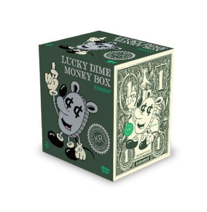 Kidrobot: Lucky Dime Money Box Medium Figure by Jeremyville - 26 cm - collectors item, designer toy, Jeremyville, Kidrobot, Lucky Coin Money Box, lucky dime - Gadgetz Home