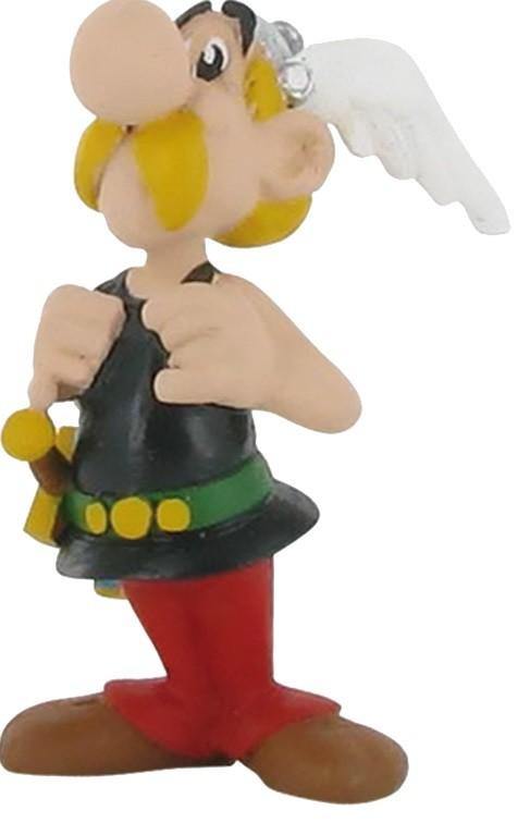 Asterix Figure Asterix Proud (Holding Suspenders) 5 cm - Asterix, Asterix Characters, Collectible, Mini Figure - Gadgetz Home
